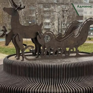 В Коврове новогоднюю елку установят на месте скульптуры оленей