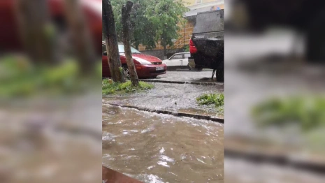 Центр Владимира затопило из-за мощного ливня