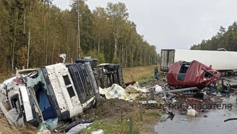 На М-7 под Ковровом произошло смертельное ДТП с груженной товарами фурой