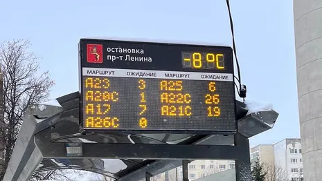 Владимирцы застряли на остановках в ожидании автобусов после метели