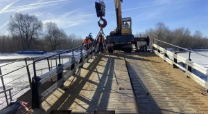 В Вязниковском районе мост через Клязьму перевели в пешеходный режим