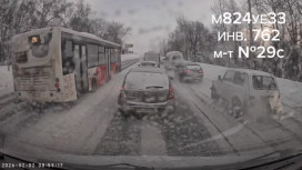 Во Владимире решившего прокатиться по встречке водителя автобуса №29 лишат прав