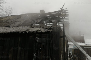 Во Владимирской области на пожаре пострадала женщина
