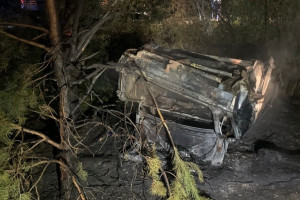 Во Владимирской области сбежал владелец сгоревшего после ДТП авто