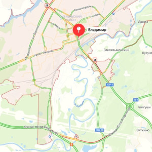 Во Владимире застрял в мертвой пробке Южный объезд