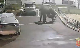 Появилось видео похищения бизнесмена во Владимире группой мужчин