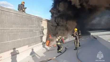 Появились подробности мощного пожара за «Ивановскими мануфактурами» во Владимире