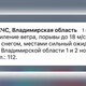 МЧС предупредило жителей Владимирской области о мощном урагане и мокром снеге