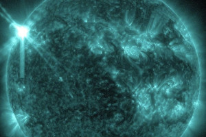 Ночью произошла самая мощная за 5 лет вспышка на Солнце