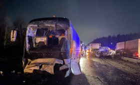 В ДТП с участием автобуса в Камешковском районе пострадали 2 человека