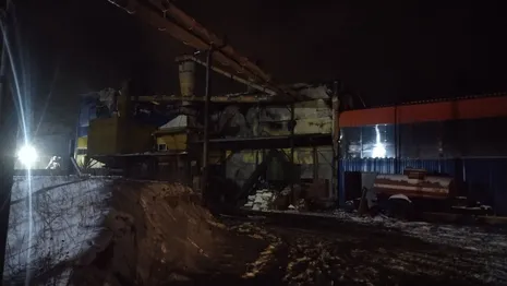 Во Владимирской области вспыхнул деревообрабатывающий завод