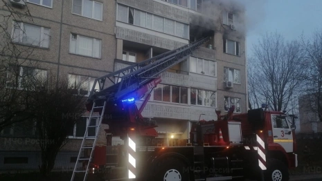 Во Владимире при пожаре в «панельке» пострадали 2 человека