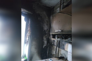 На пожаре в Коврове пострадала 33-летняя женщина