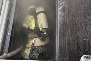 В Покрове потушили построенный для нужд М-12 асфальтный завод