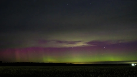 Северное сияние украсило небо над Владимирской областью