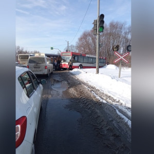 Авария парализовала движение у поворота на Энергетик во Владимире