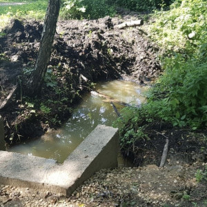 В Меленках при благоустройстве парка забыли закрепить скамейки и озеленить газоны