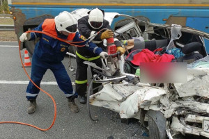 Пассажир легковушки погиб после столкновения с большегрузом на Южном обходе Владимира