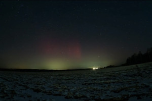 Жители Владимирской области наблюдали северное сияние 26 февраля