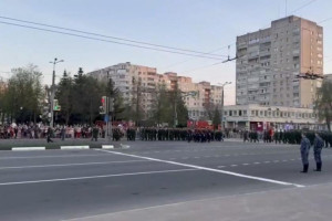Во Владимире показали на видео репетицию парада Победы