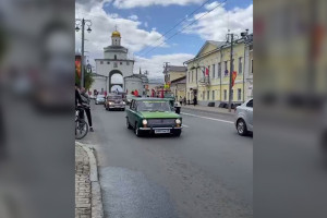 Автопробег в честь Дня Победы прошел во Владимире