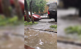 Центр Владимира затопило из-за мощного ливня
