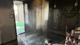 В Кольчугино загорелся гостиничный комплекс Green Garden