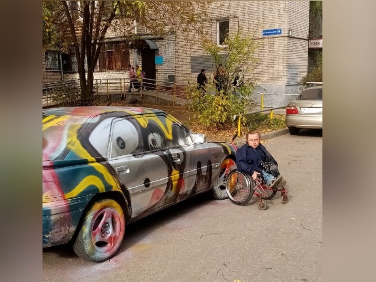 Во Владимире вандалы разрисовали машину инвалида - День во Владимире