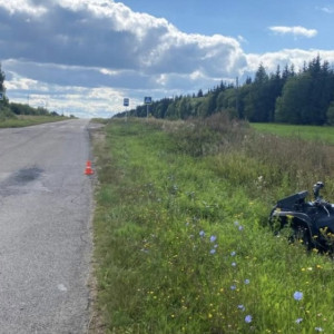 В Юрьев-Польском 15-летняя девочка улетела в кювет на мотовездеходе