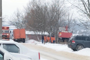 В Добром во Владимире прорвало водопровод