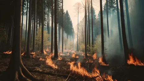 С начала года во Владимирской области загорелись 6 лесов
