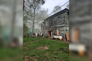 На пожаре в Петушках погибла женщина