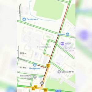 Во Владимире из-за ремонта ливневки образовалась пробка