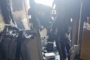 Во Владимире на пожаре в многоэтажке спасли 10 взрослых и 2 детей