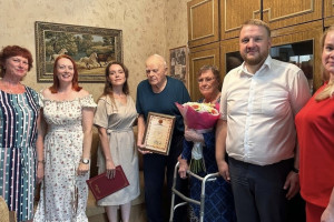 Во Владимирской области поздравили прожившую 72 года в браке пару