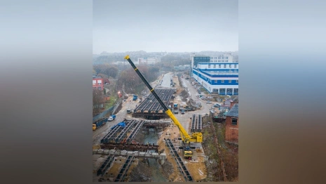 Во Владимире строящуюся дорогу-дублер показали с высоты птичьего полета 