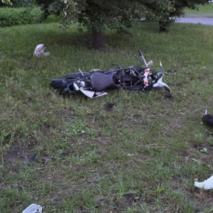 В Александрове мужчина попал в больницу после падения с мотоцикла