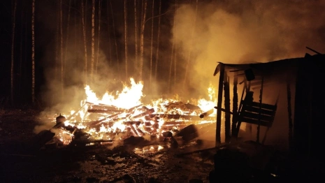 Появились фото смертельного пожара на производстве под Гусь-Хрустальным