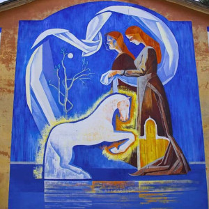 Во Владимире появилось граффити о сотворении мира