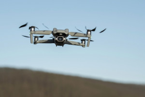 В Александровском районе упал БПЛА