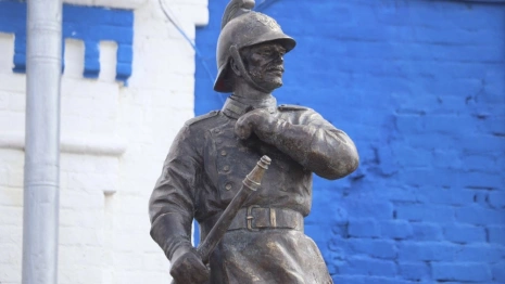 Во Владимирской области открыли памятник пожарному