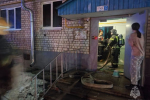 На пожаре в Коврове эвакуировали 20 человек