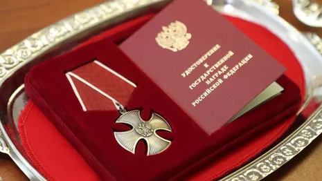 Во Владимирской области погибшего на Украине бойца удостоили Ордена Мужества