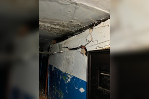 В Судогде треснула стена пятиэтажки