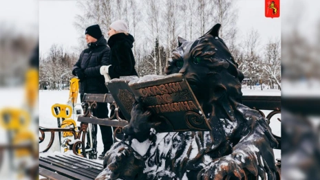 В Добросельском парке во Владимире 2 года назад открыли арт-объект «Кот ученый»