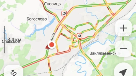 Владимир встал в пробках утром 27 января