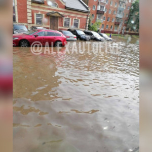 Александров затопило после ливней