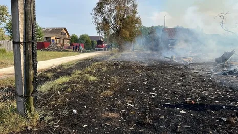 Пожар в деревне под Гусь-Хрустальным возник из-за неисправной печки