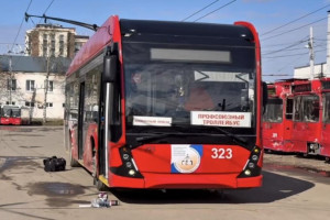 «Профсоюзный троллейбус» вышел на улицы Владимира