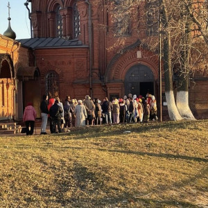 Во Владимире на Благовещение в храм на Студеной выстроилась очередь